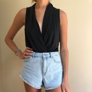 Deep v bodysuit
